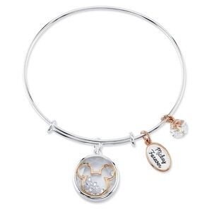 Disney Mickey Forever Stainless Steel Bangle Bracelet